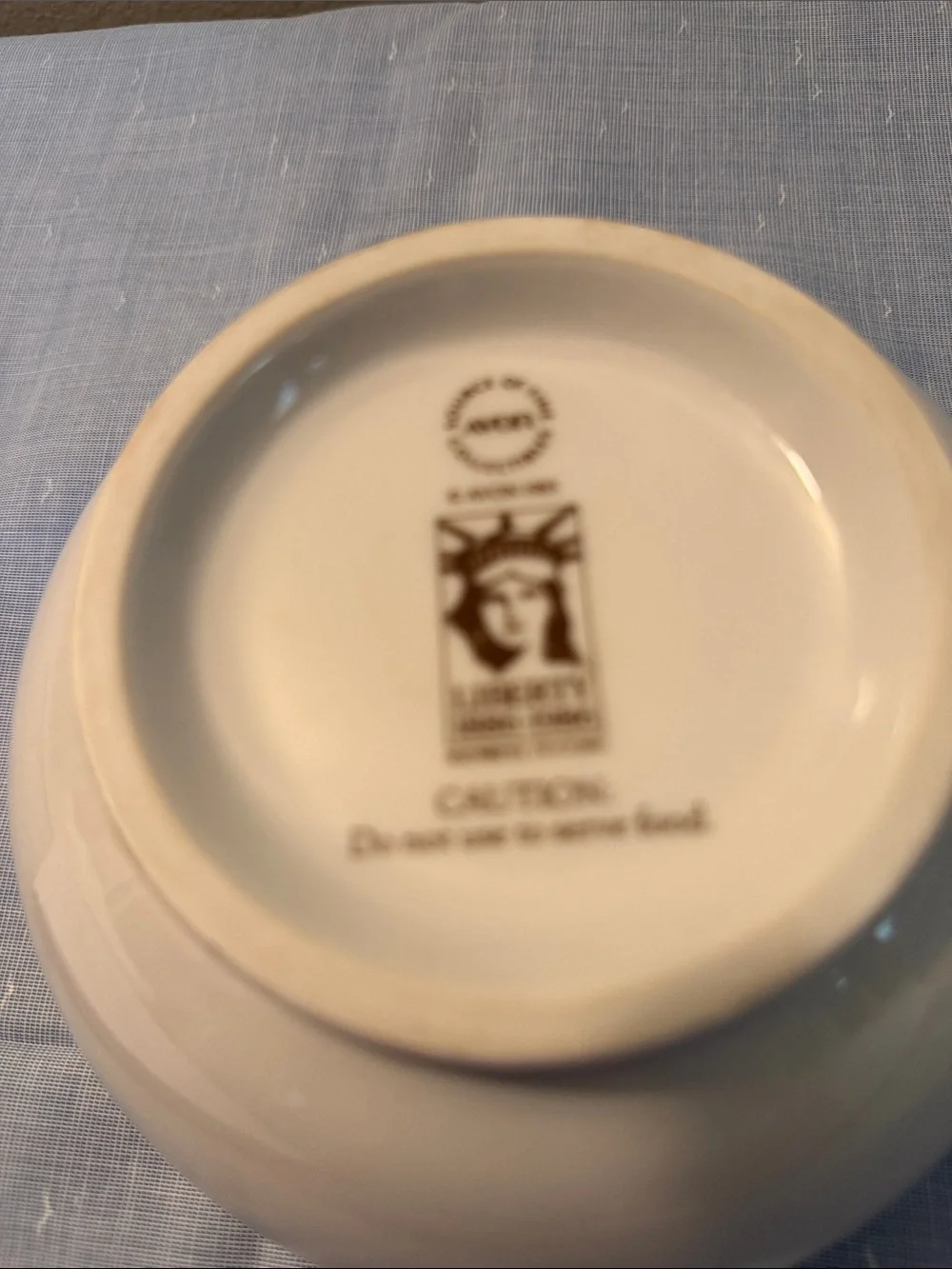 Vintage 1985 Avon Statue of Liberty bowl